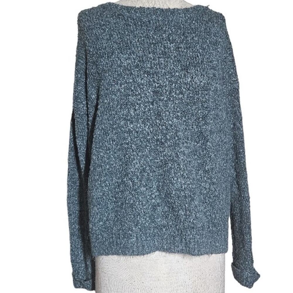 Garage Blue Long Sleeve Sweater Size Medium